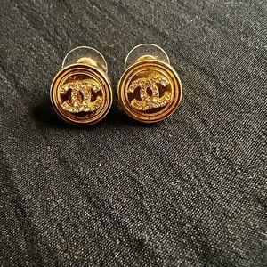CC earrings.